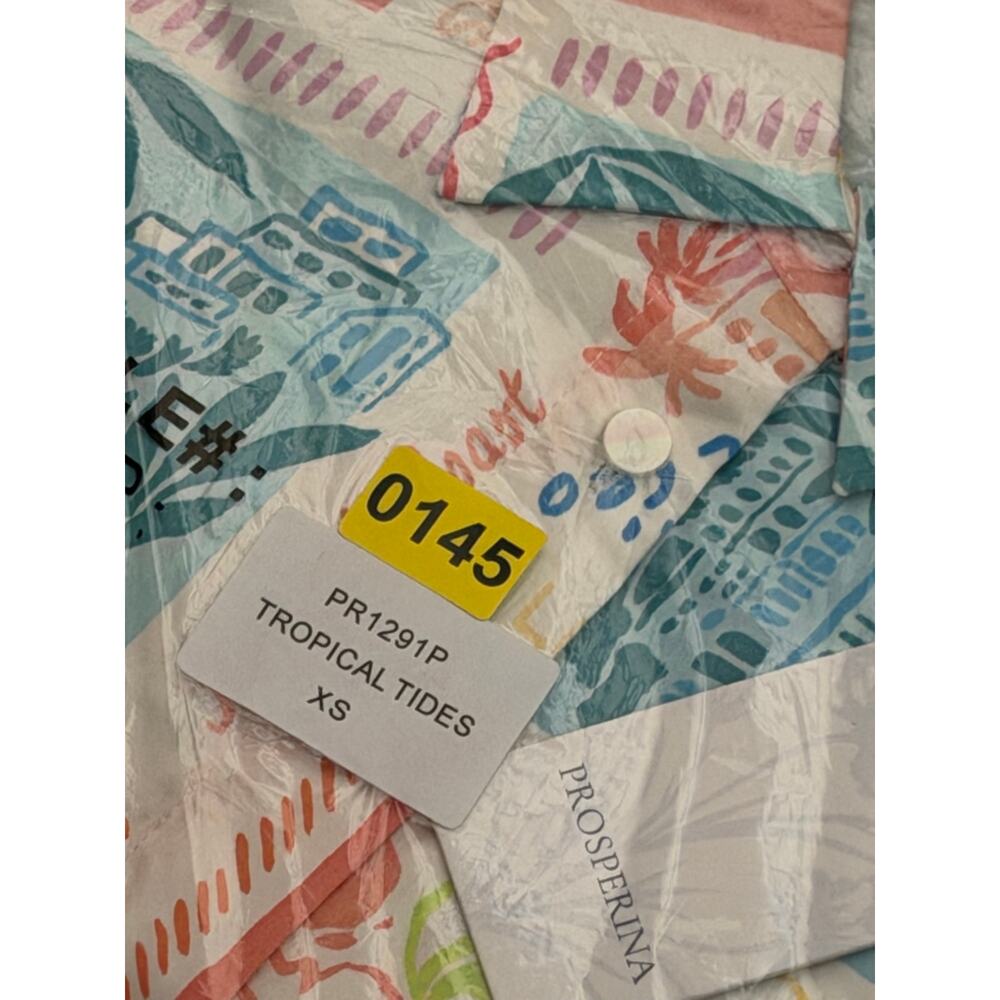 PROSPERINA LUCA MULTI PRINT COTTON ROMPER  tropical tides XS - Picture 6 of 6
